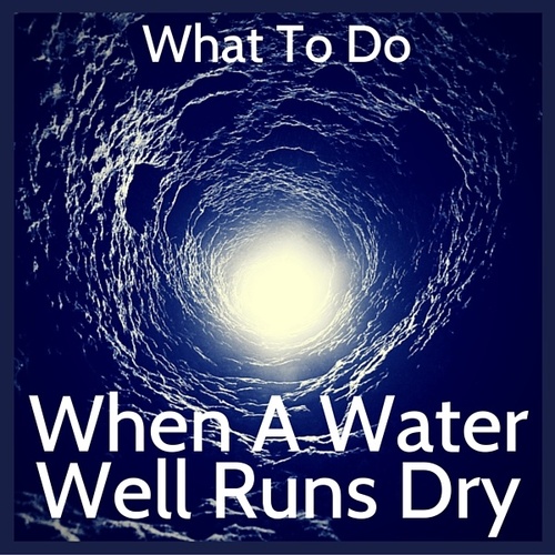 No water? troubleshooting dry water well problems