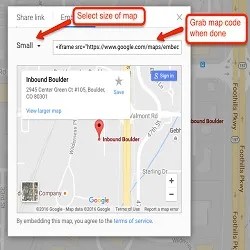 Google Map Embeds