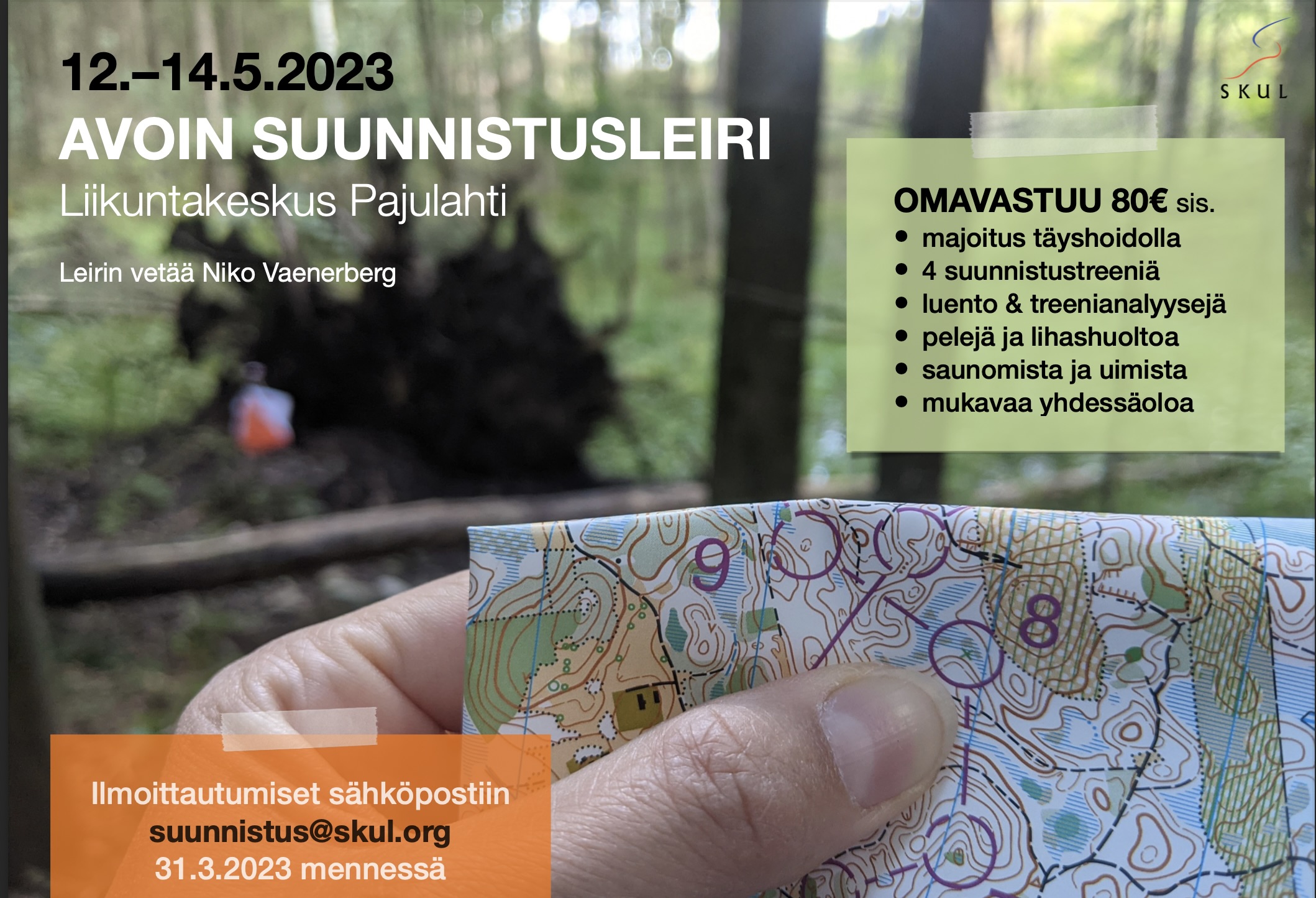 Read more about the article Avoin suunnistusleiri 2023