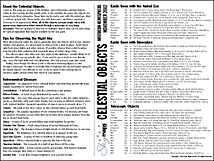 The Evening Sky Map (back)
