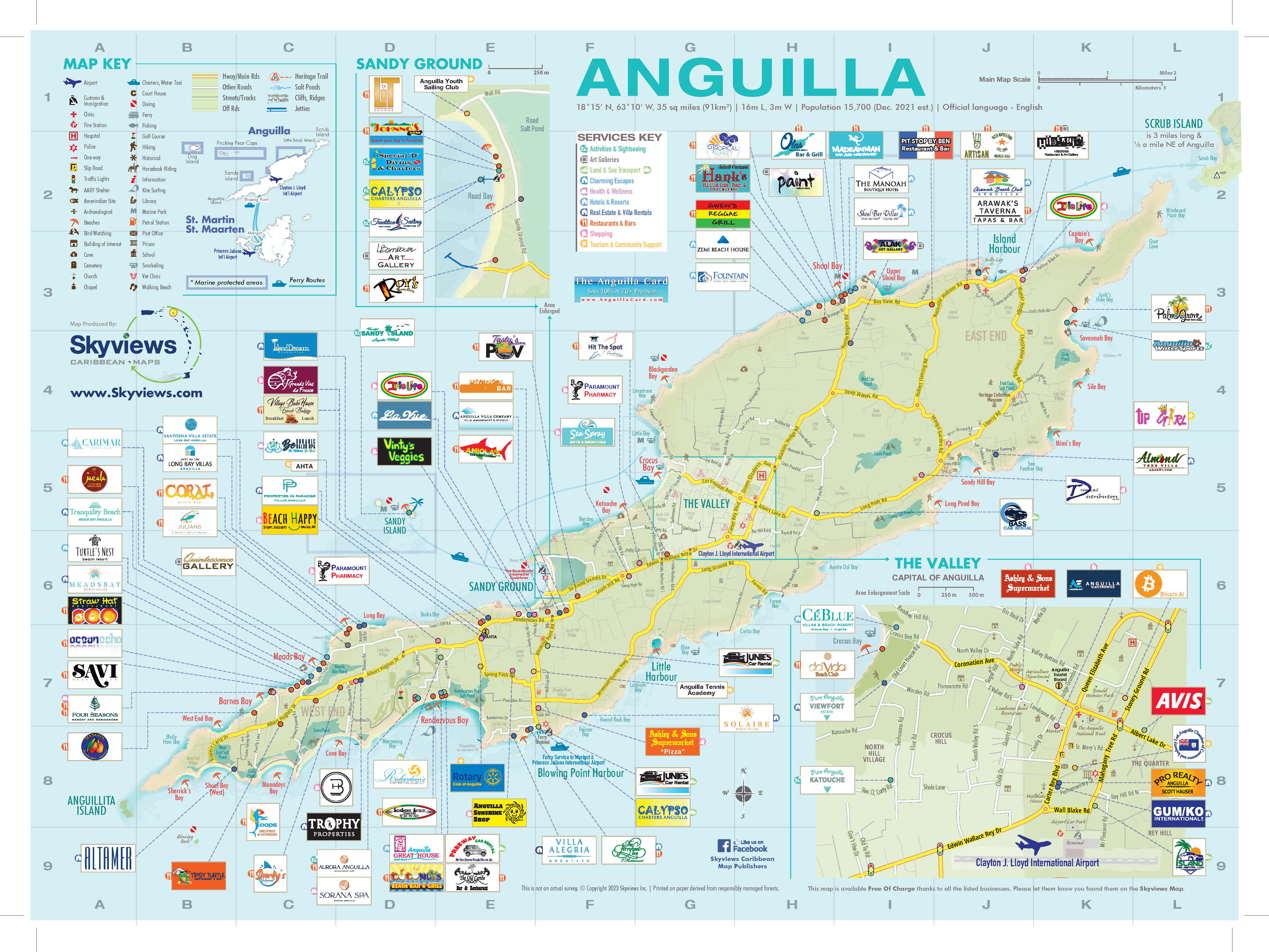 Anguilla Island Location Goats Rule On The Of AXA Mapside 2024.
