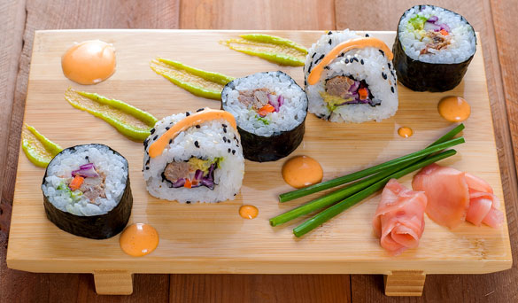 Slapilicious BBQ Pulled Pork Sushi Roll | Slap Yo' Daddy BBQ