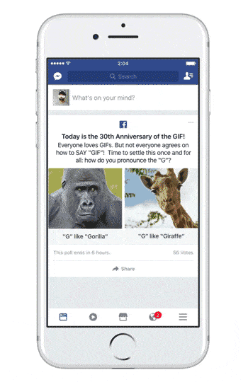 Facebook Marks Gif S 30th Birthday With Comments Gifs New Gifs Slashgear