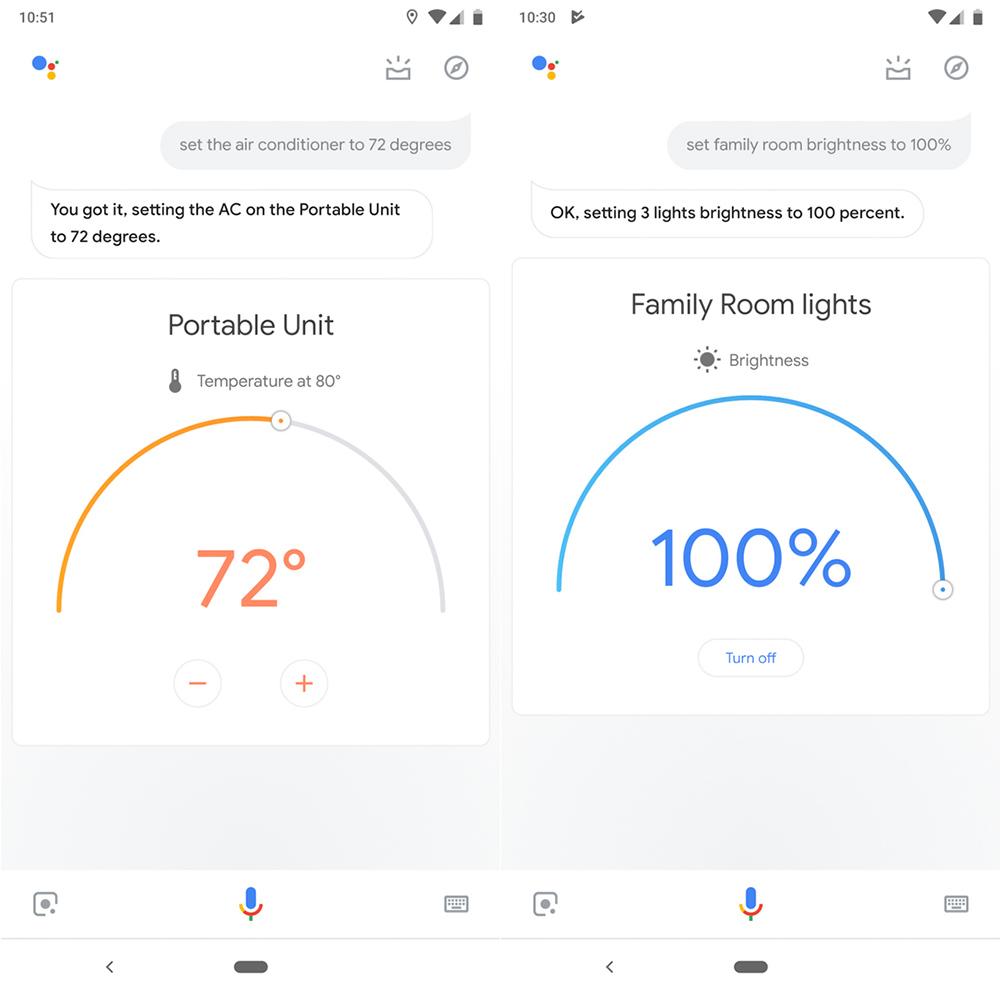 Figure b when it comes to lighting, you have the following choices: Google Assistant Getting Smart Display Smart Home Ui Slashgear