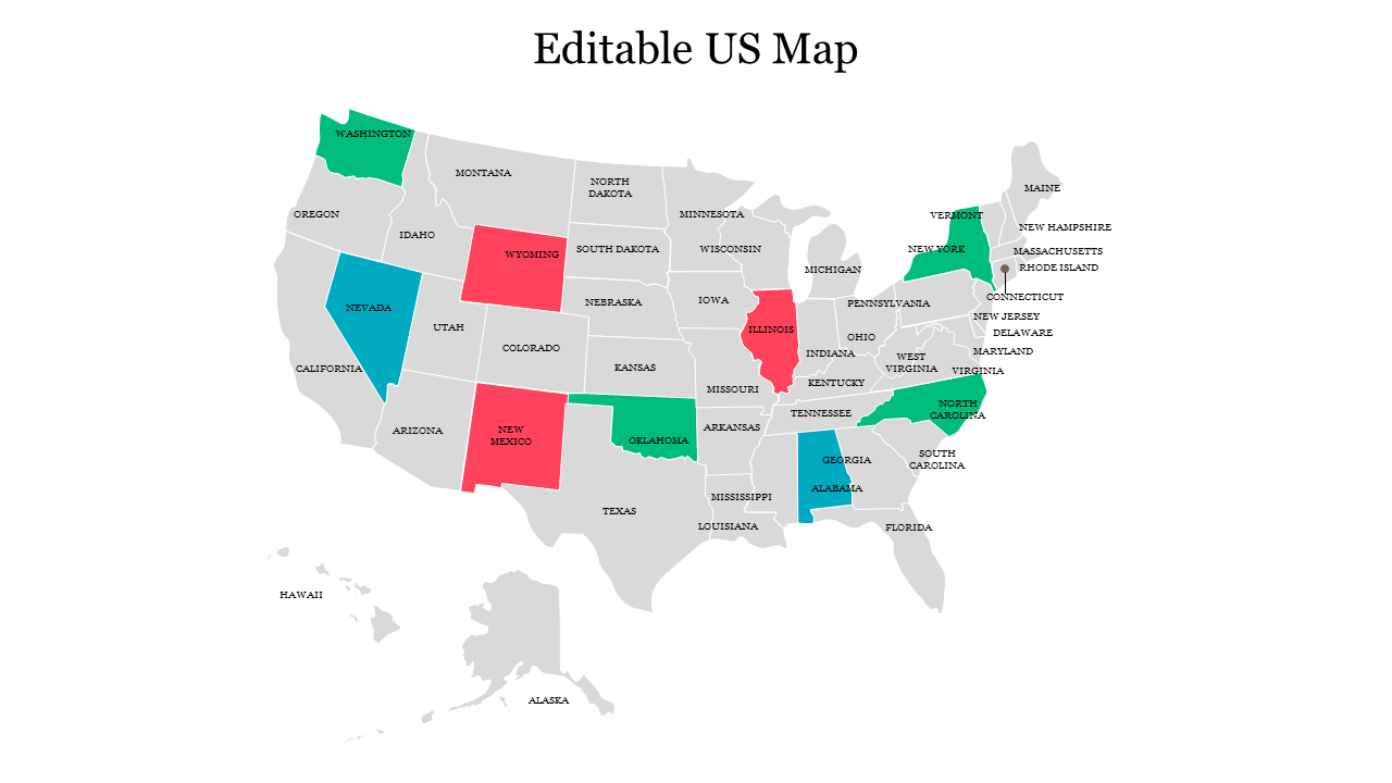 Edit US Map Your Guide To Customizing The Nation 702976 Free Editable Us Map 