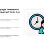 Employee Performance Management Vector Icon Ppt PowerPoint Presentation Slides Example Introduction