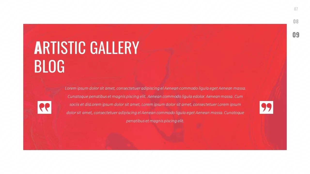 Art google slides theme