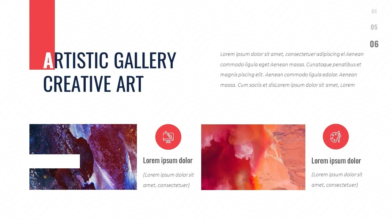 Art google slides theme