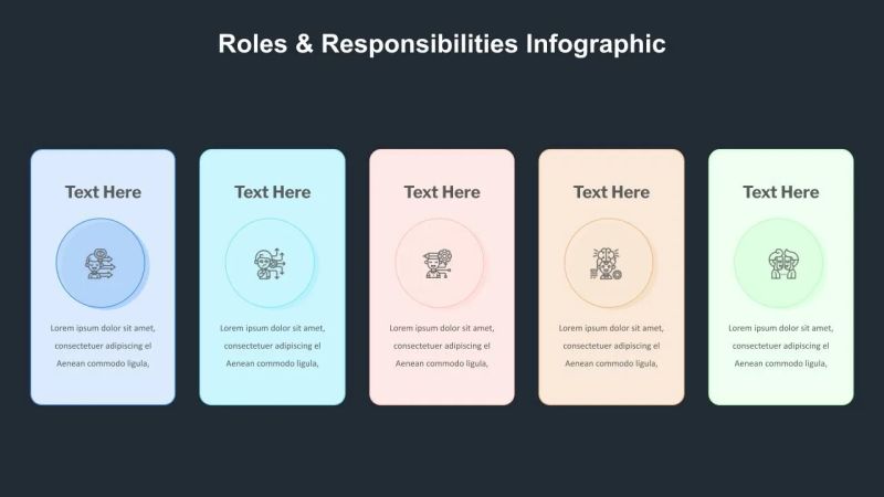 Roles and Responsibilities Slide PowerPoint Template - SlideKit