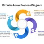 8 Steps Circular Arrows PowerPoint Diagram Template And Google Slides ...