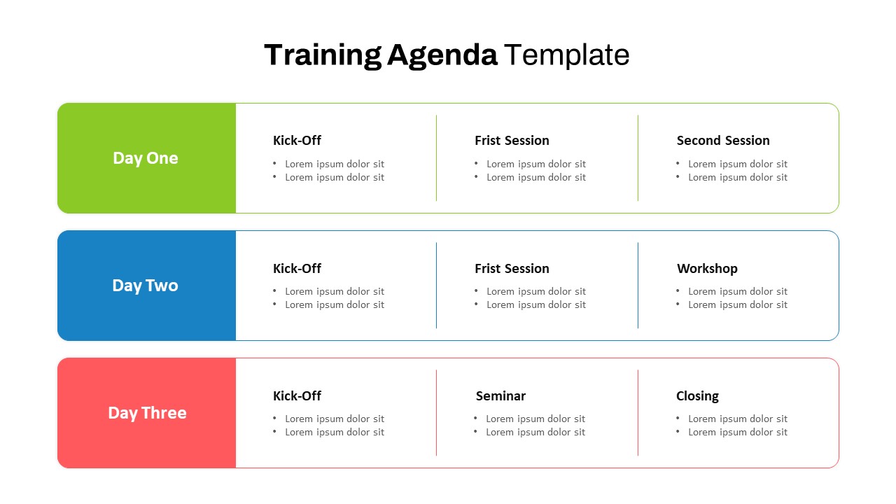 5-stages career development journey powerpoint template