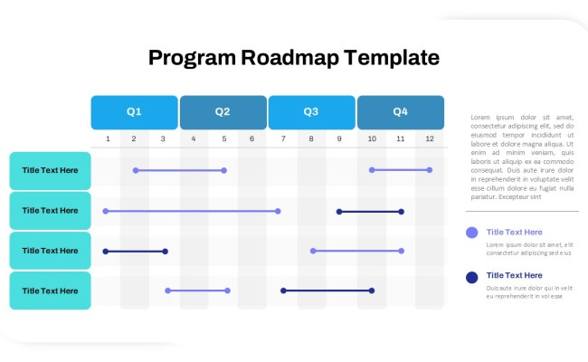 Animated Wave Roadmap PowerPoint Presentation Template - SlideKit