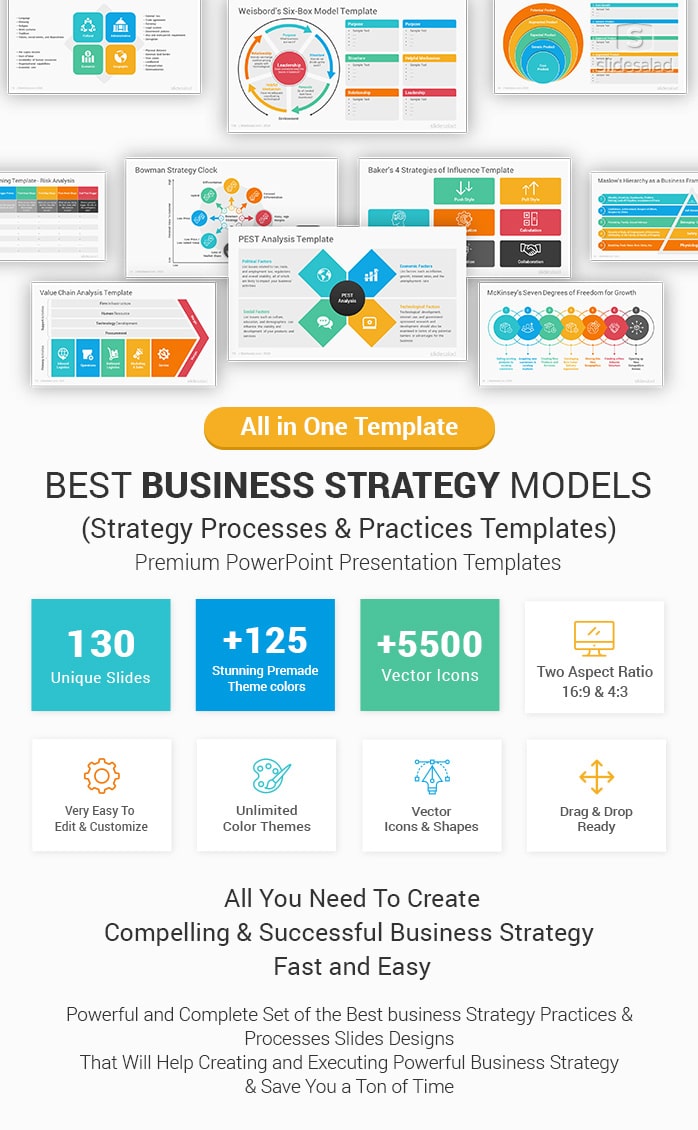 Best Business Strategy Models And Practices Powerpoint Templates Slidesalad