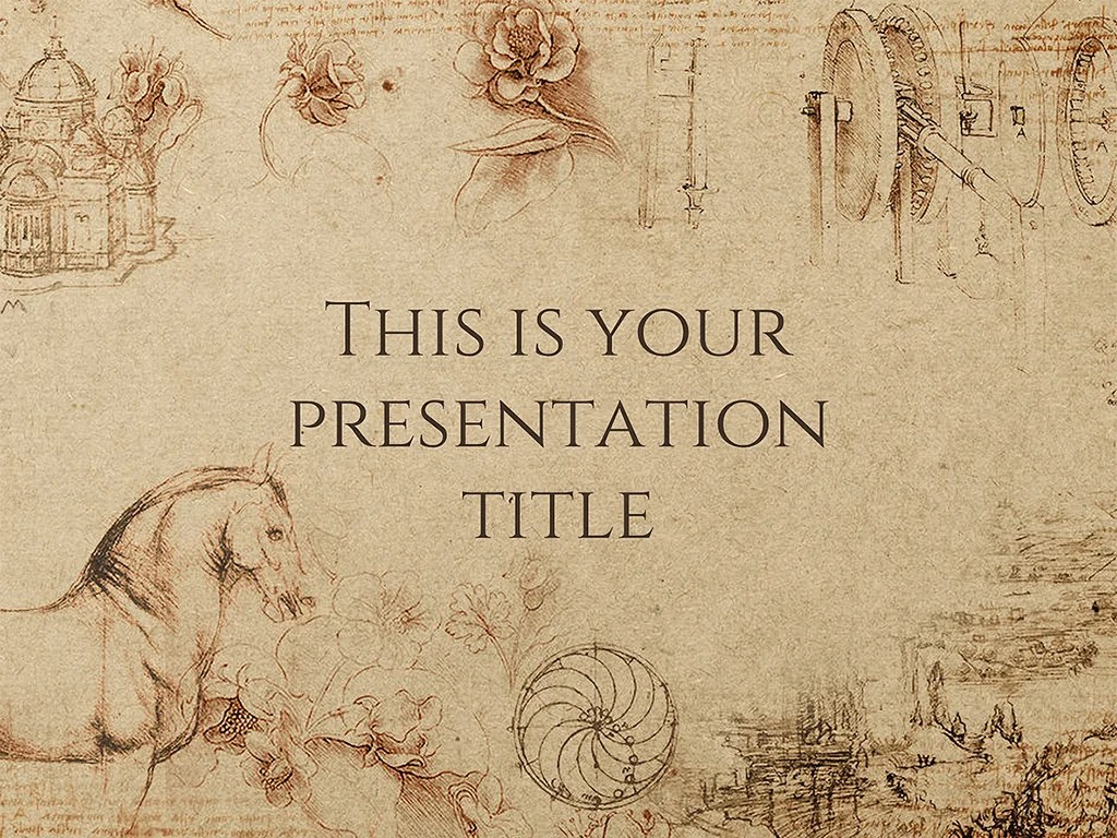 History slide template