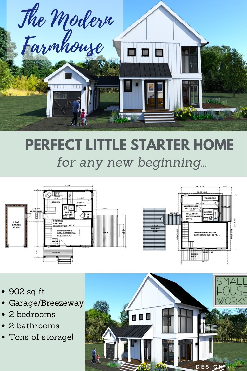 Only a portion of the home includes a second story living area, which saves on construction costs. Small Affordable Eco Friendly House Plans Perfect For Any New Beginning