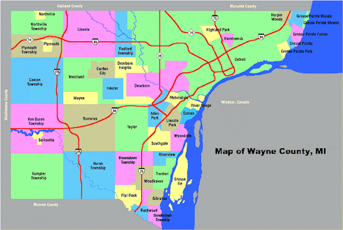 County Wayne Wayne County 