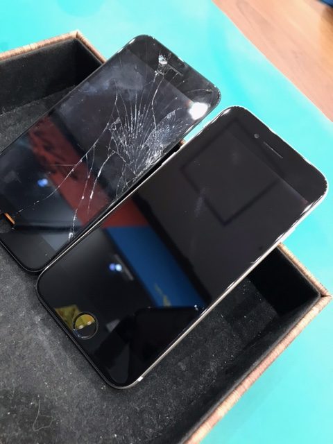 iPhoneSE第３世代　画面割れ　和泉市