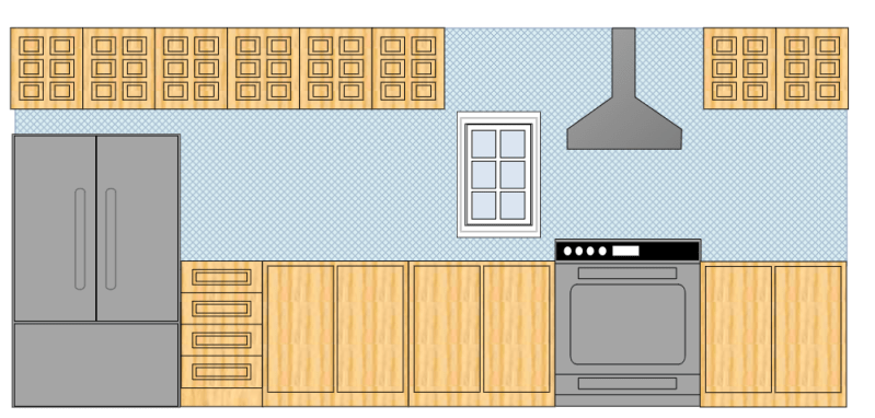 Kitchen Elevation 2 Leonhouse - Download Modern Abstract Photo | Full HD