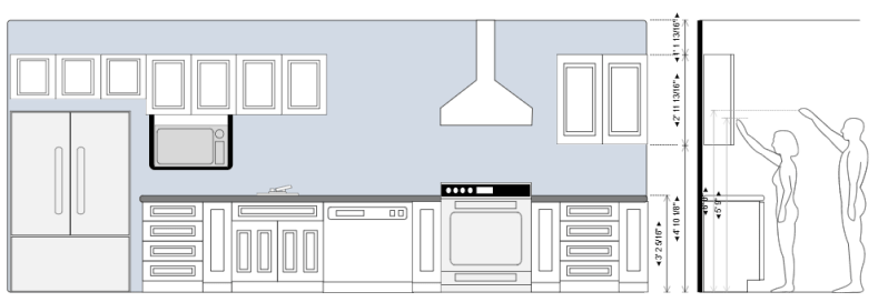Kitchen Elevation Plan - Premium Landscape Wallpaper Gallery - Mobile