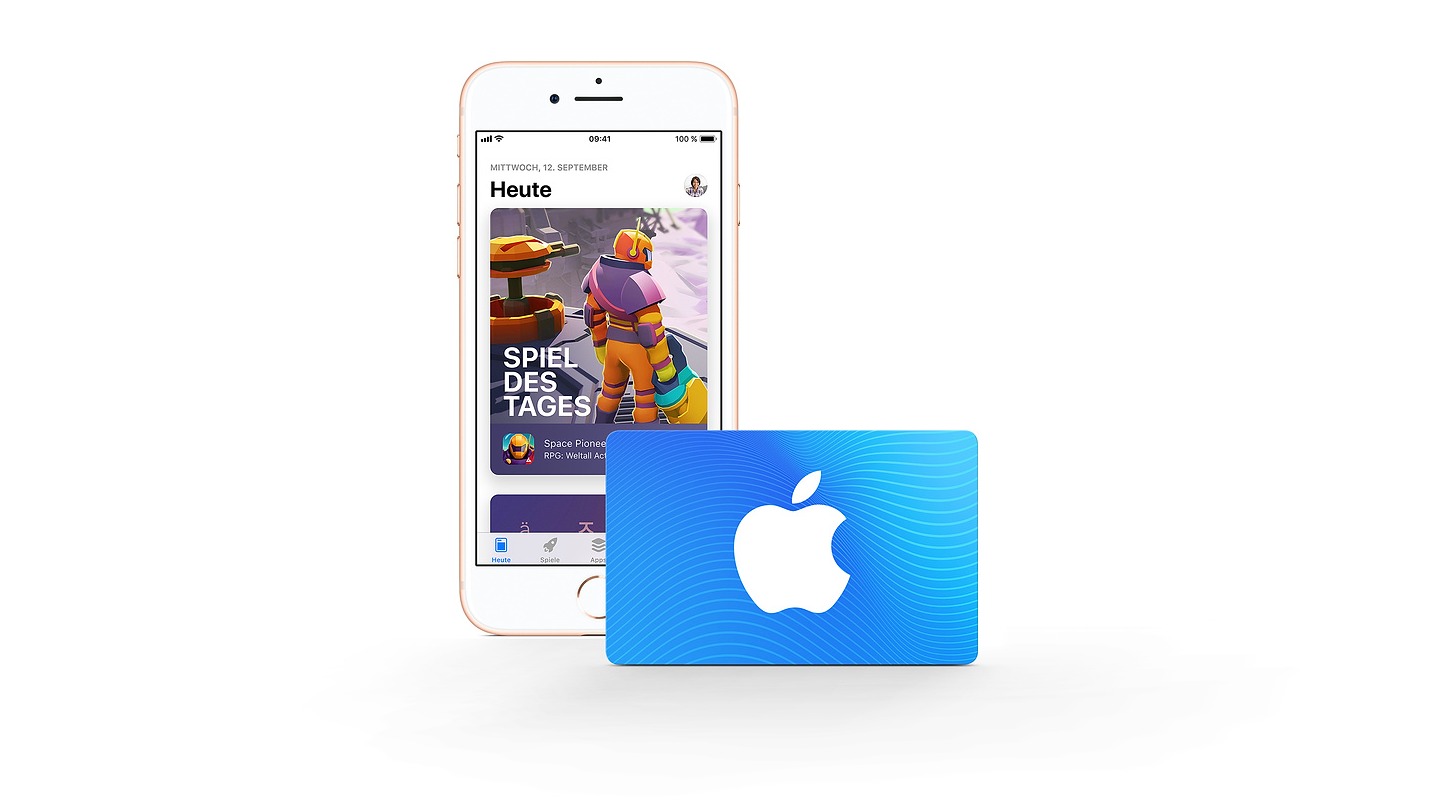 iTunes Geschenkkarten Gutscheinkarten Header