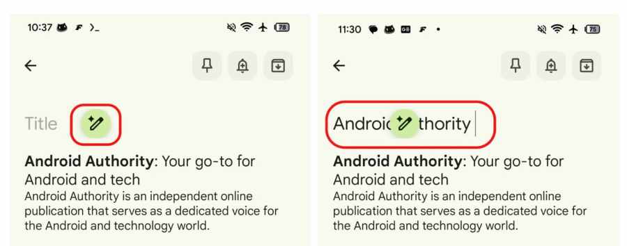 Google KI Keep Taste