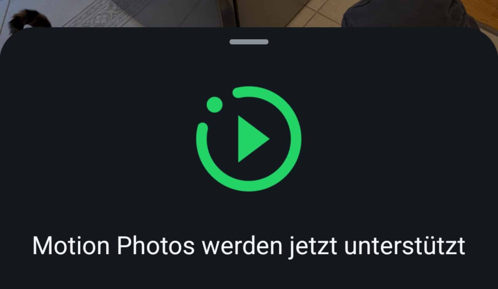 Motion Photos WhatsApp