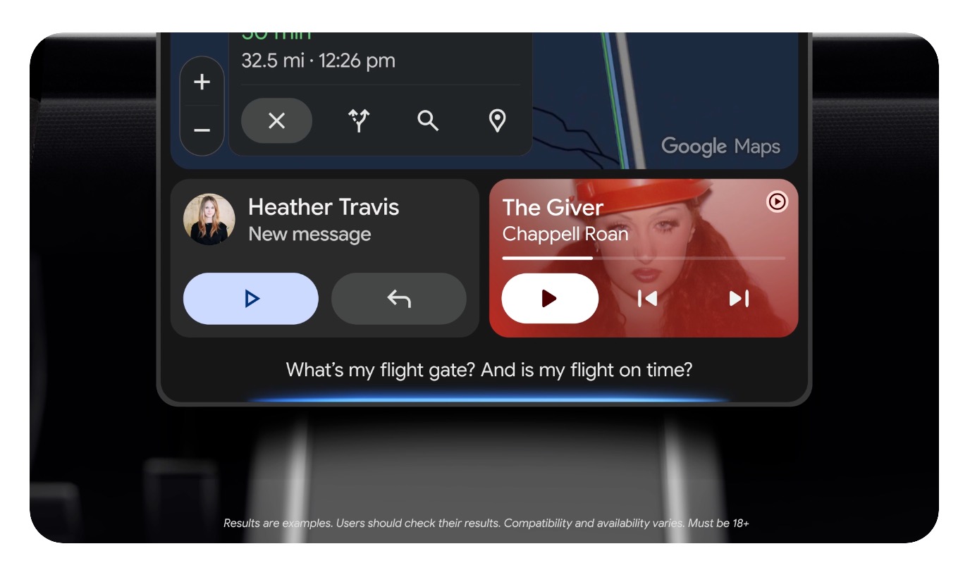 Android Auto Gemini