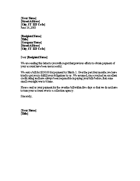 Sample Demand Letter Smart Letters