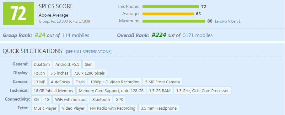 J7 SPECS
