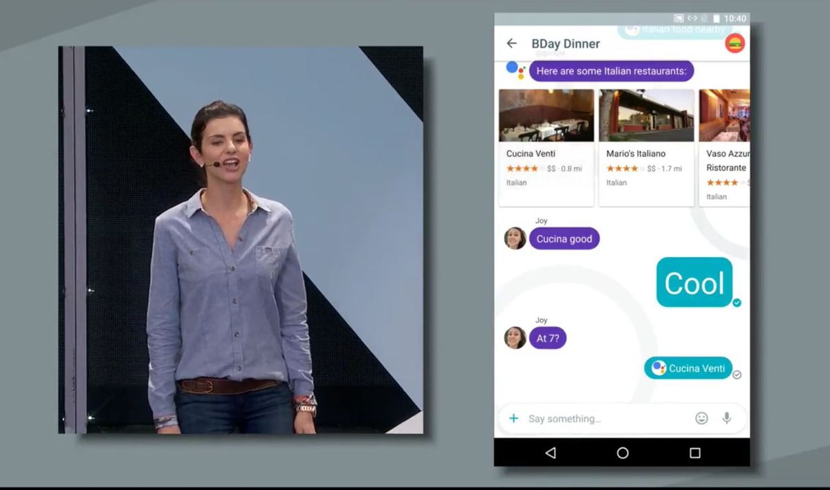 Google Assistant demo 