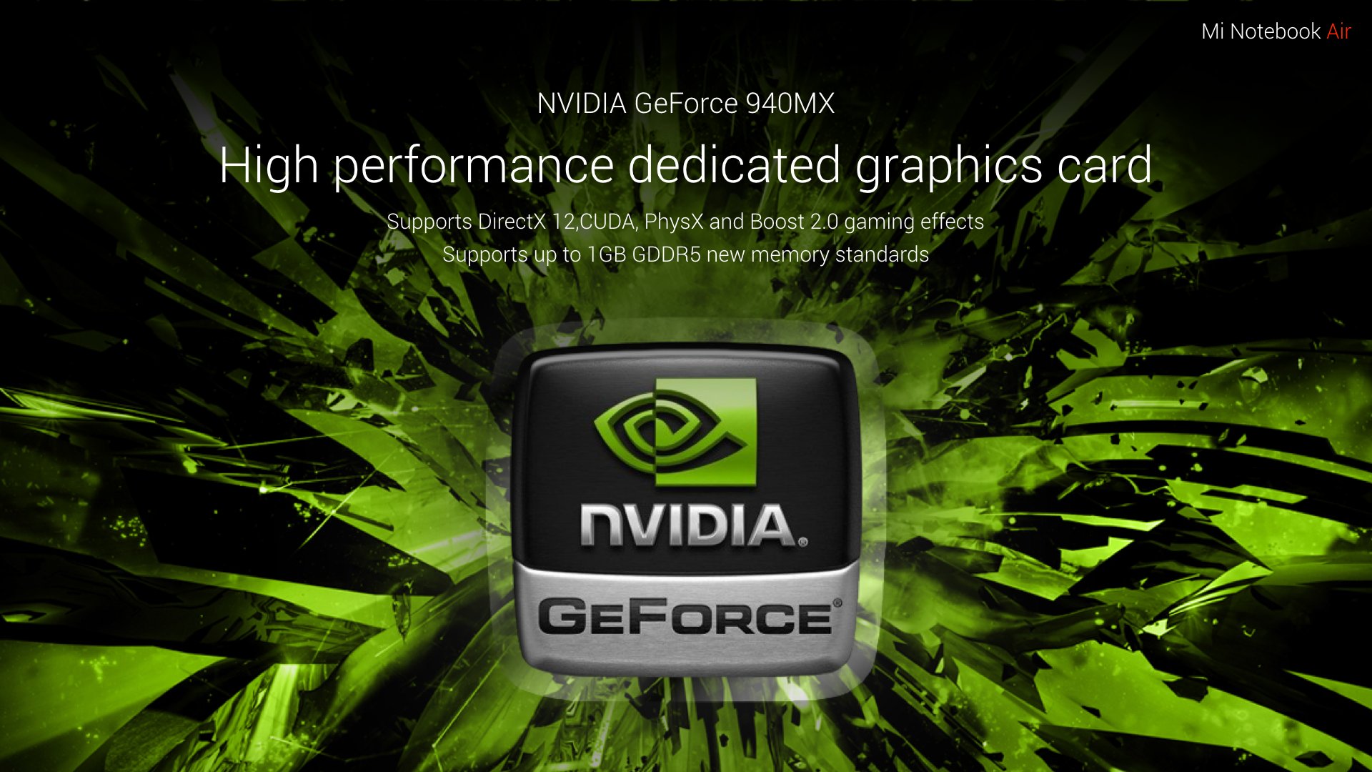 Mi Airbook GPU