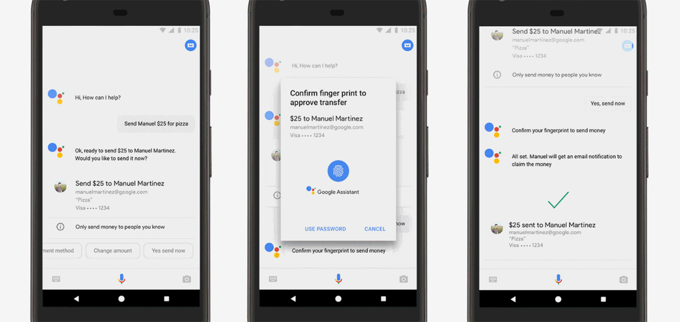 google assistant payment