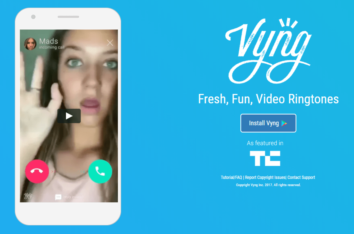 Vyng Video Ringtone for Android 