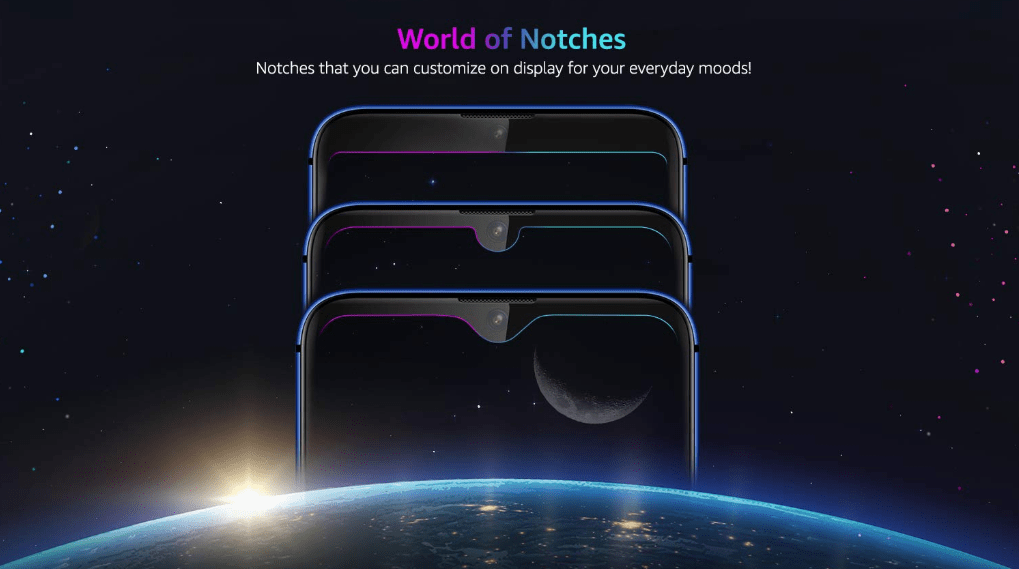 LG W Series Customizable Notches