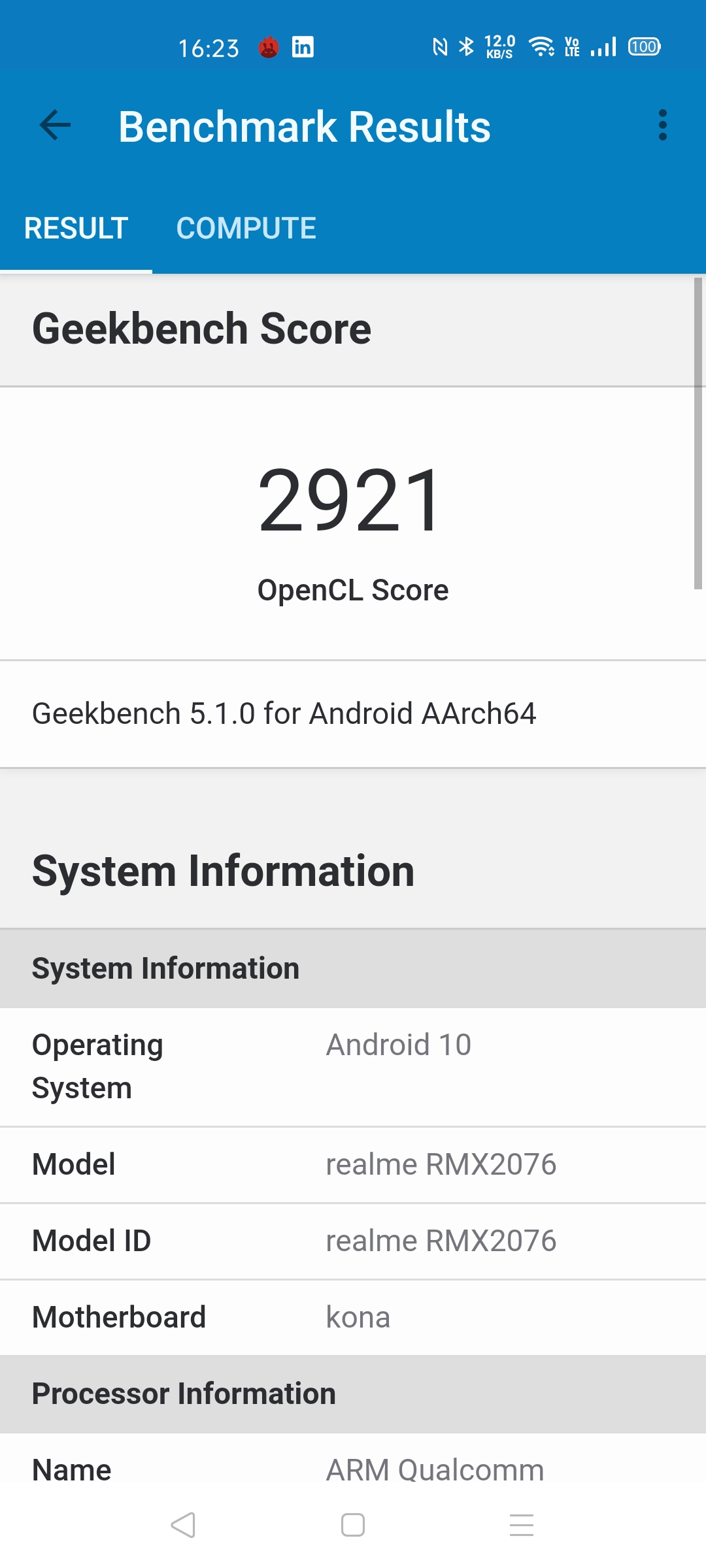 Realme X50 Pro benchmarks