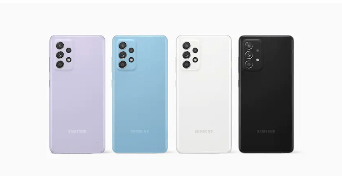 Samsung Galaxy A52 and Galaxy A72 with high-refresh-rate displays