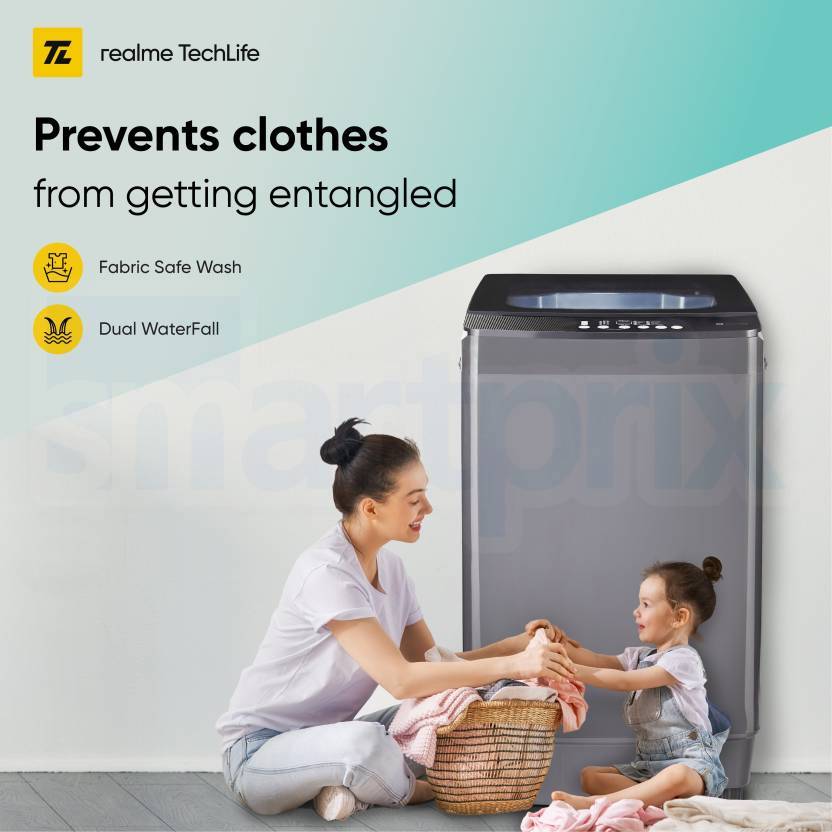 Realme TechLife 7.5 kg Fully Automatic Washing Machine Goes on Sale on