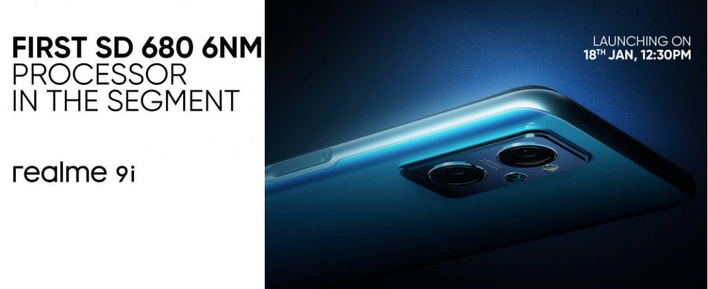 Realme 9i with Snapdragon 680 will be launching in India on