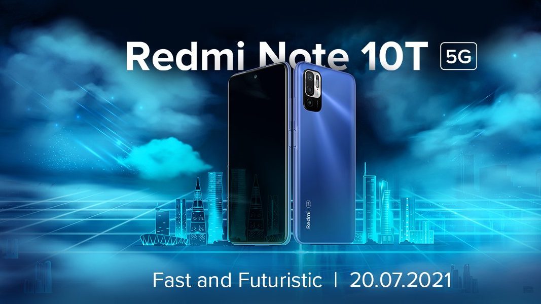 Redmi Note 10T 5G India launch