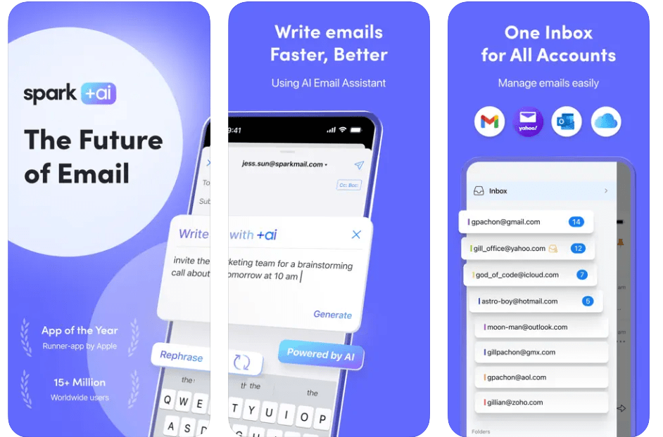 Spark Mail - 5 Best iOS Apps You Must Try in November 2023