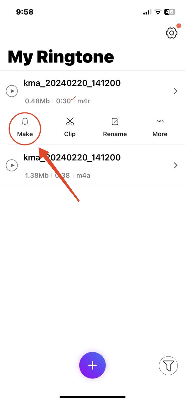 make ringtone