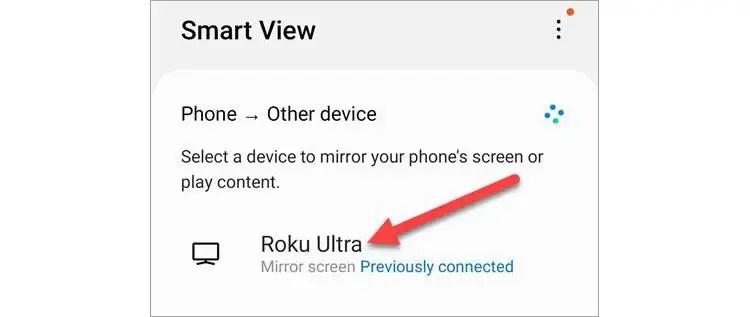 how to cast android screen to roku