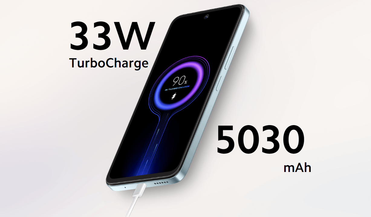 Redmi 13 5G battery size and charging speed