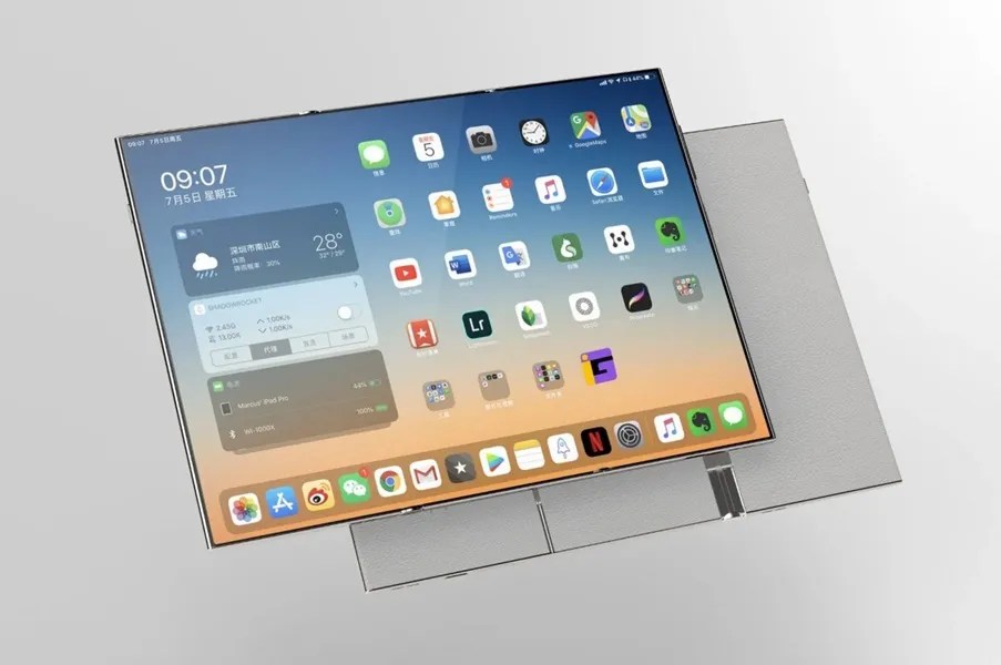 OPPO tri-fold कांसेप्ट