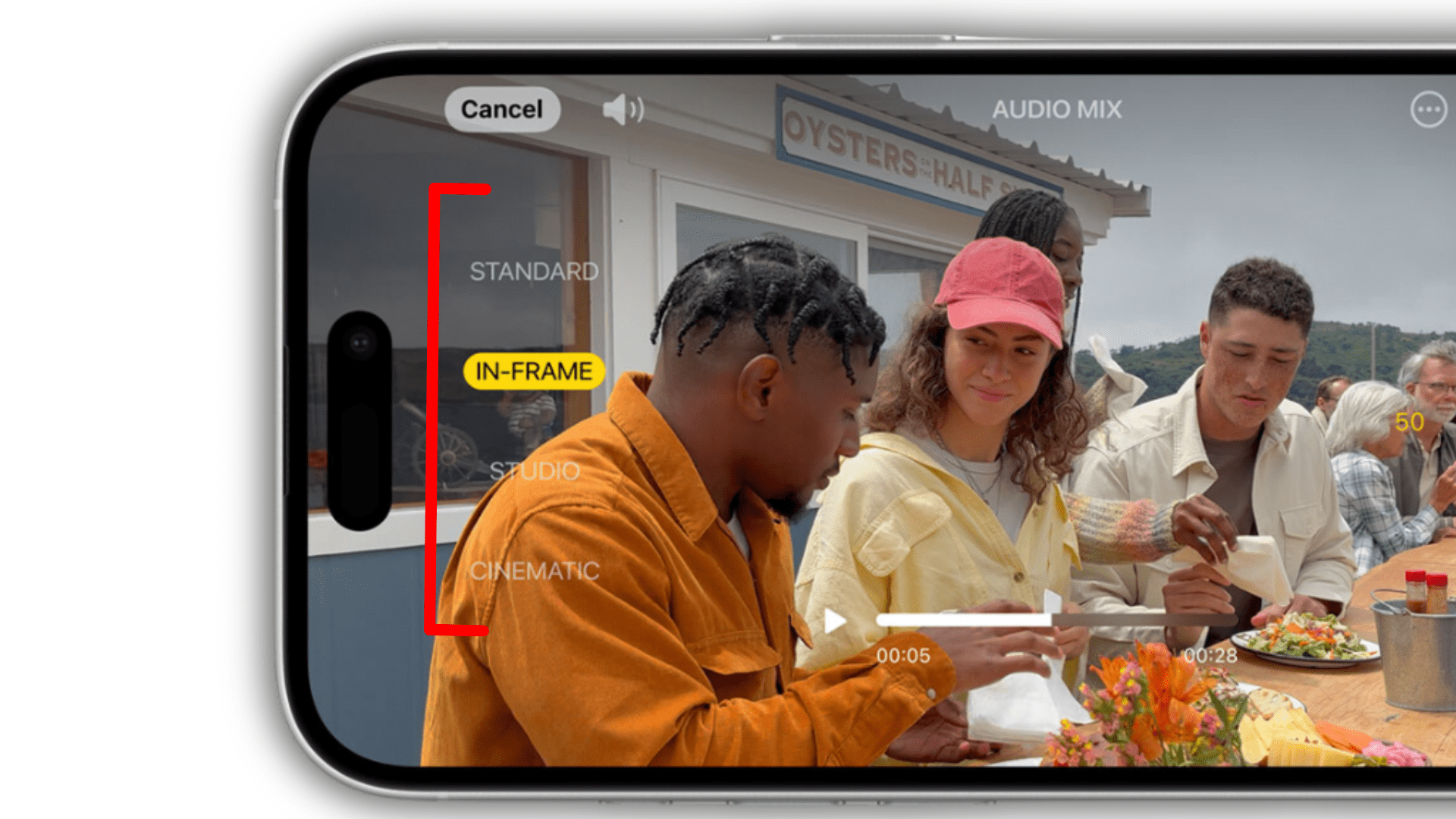 What Is Audio Mix on iPhone 16