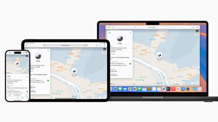 Share Item location works on iPhones, iPads, and Macs