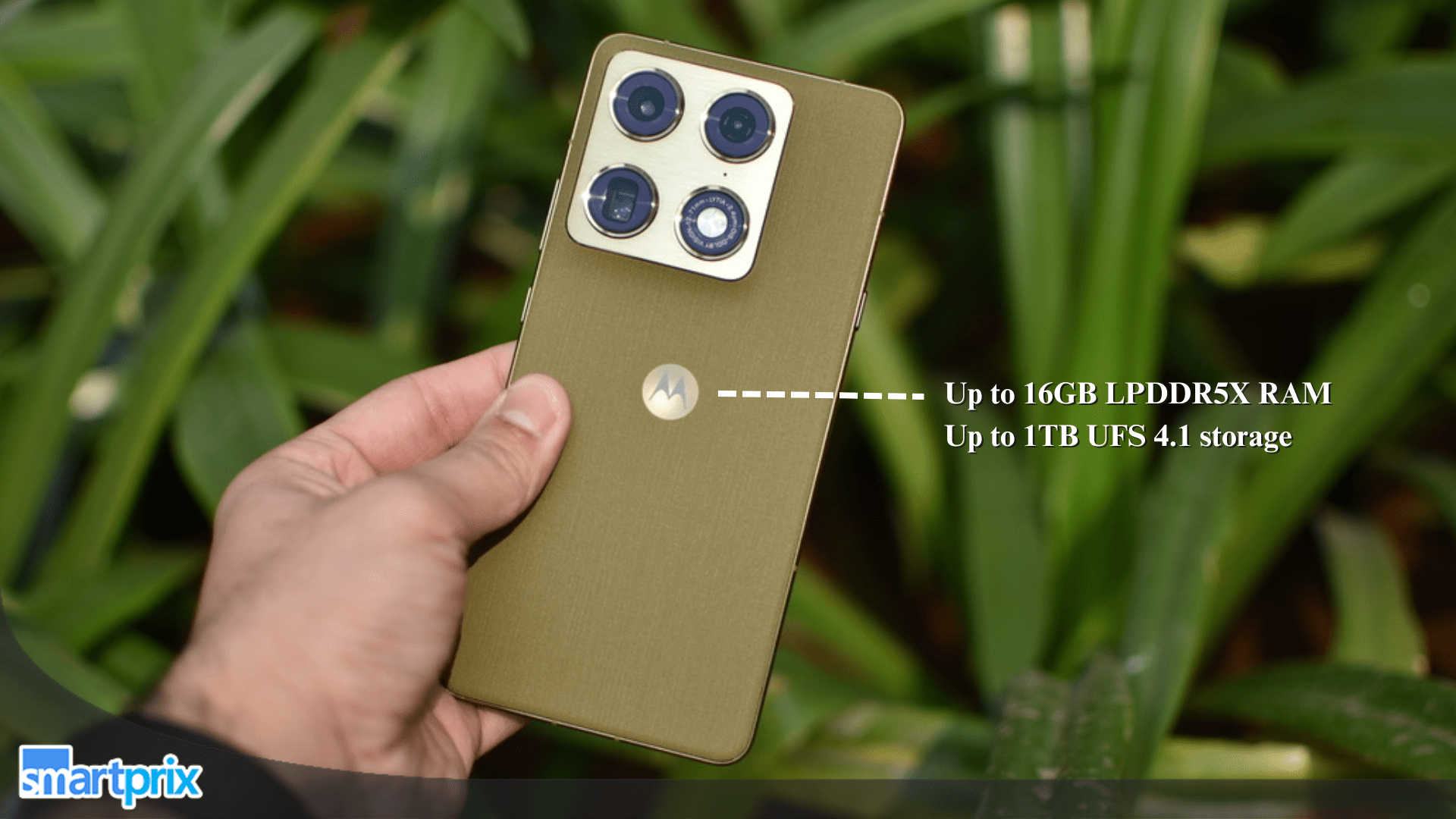 Motorola Signature RAM and storage