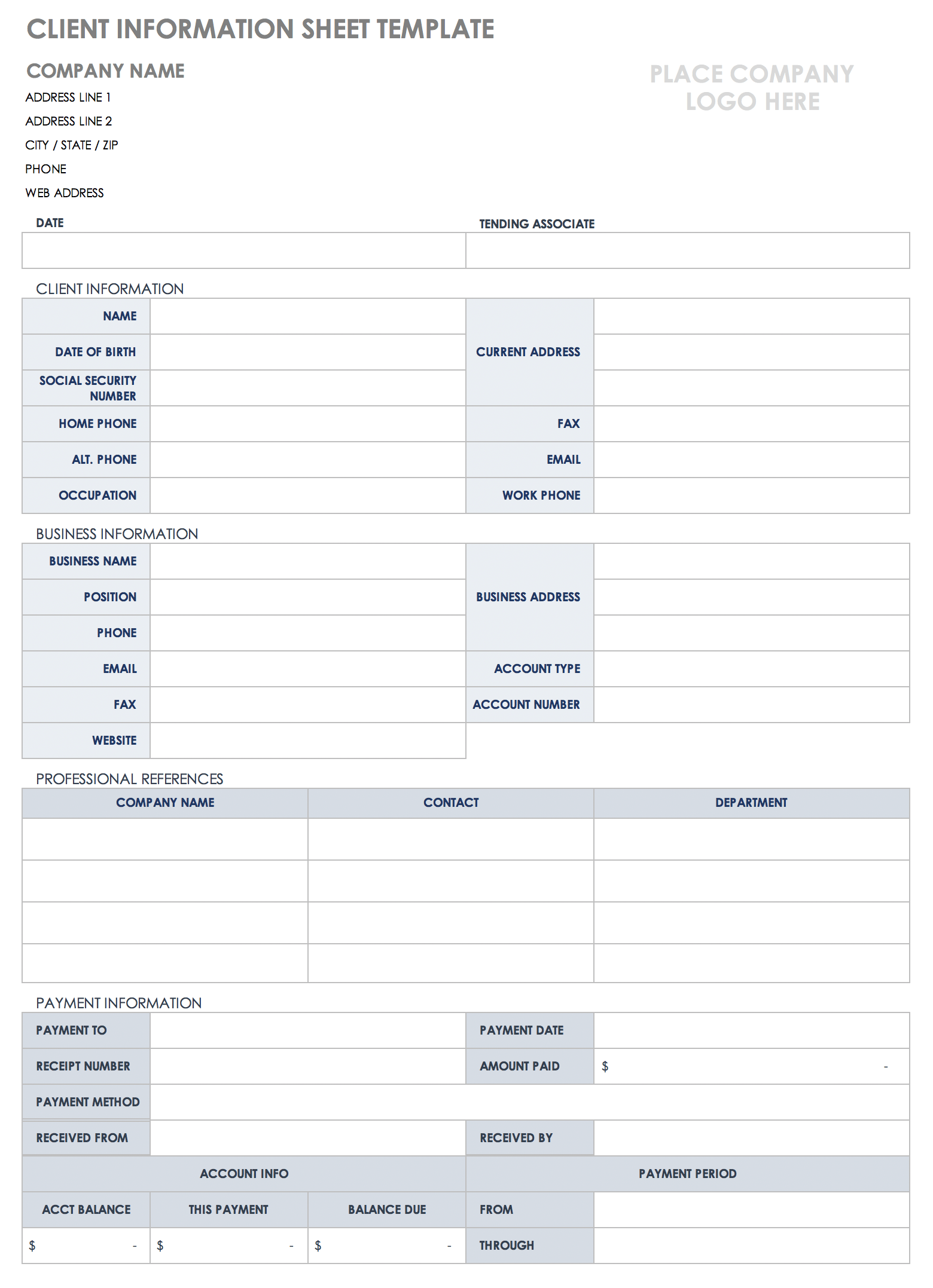 Fact Sheets Templates