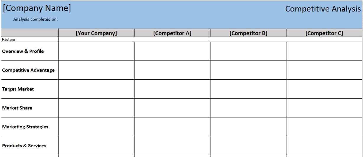Free Financial Templates In Excel
