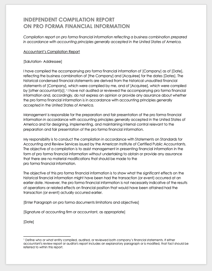 Pro Forma Financial Statements Smartsheet